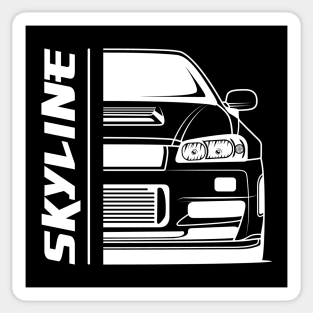 Front Skyline R34 JDM Sticker